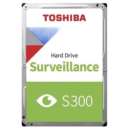 Toshiba HDD Video Surveillance TOSHIBA S300 4TB SMR, 3.5'', 256MB, 5400RPM, SATA, TBW: 180