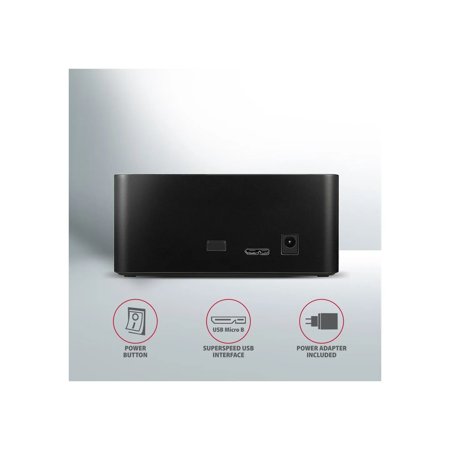 Axagon ADSA-SN USB3.0 - 1x SATA 6G HDD Dock Station, Black