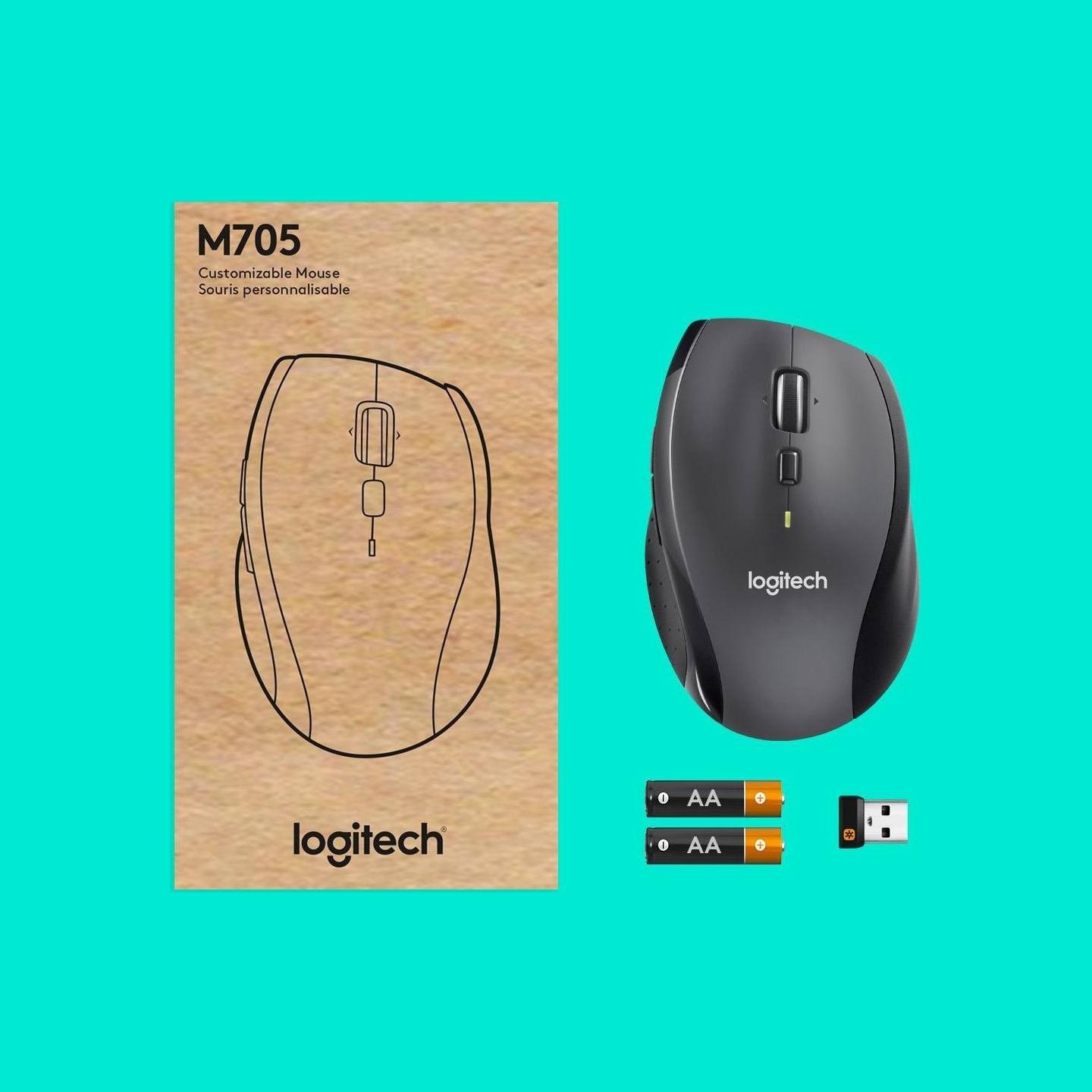 Logitech LOGI Marathon M705 Wireless Mouse