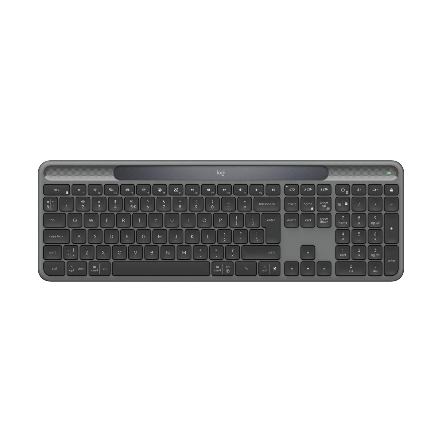 Logitech LOGI Slim Solar+ Keyboard Graphite (US)