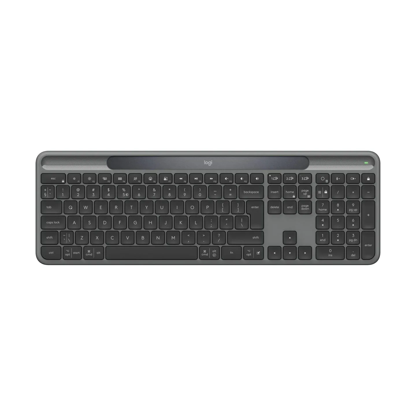 Logitech LOGI Slim Solar+ Keyboard Graphite (US)