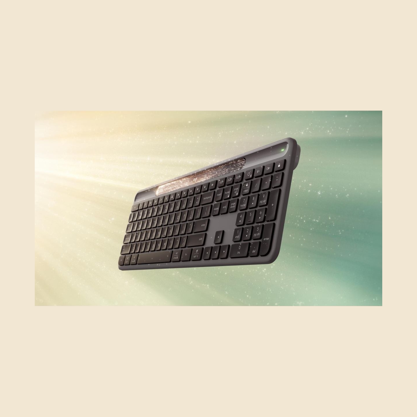 Logitech LOGI Slim Solar+ Keyboard Graphite (US)