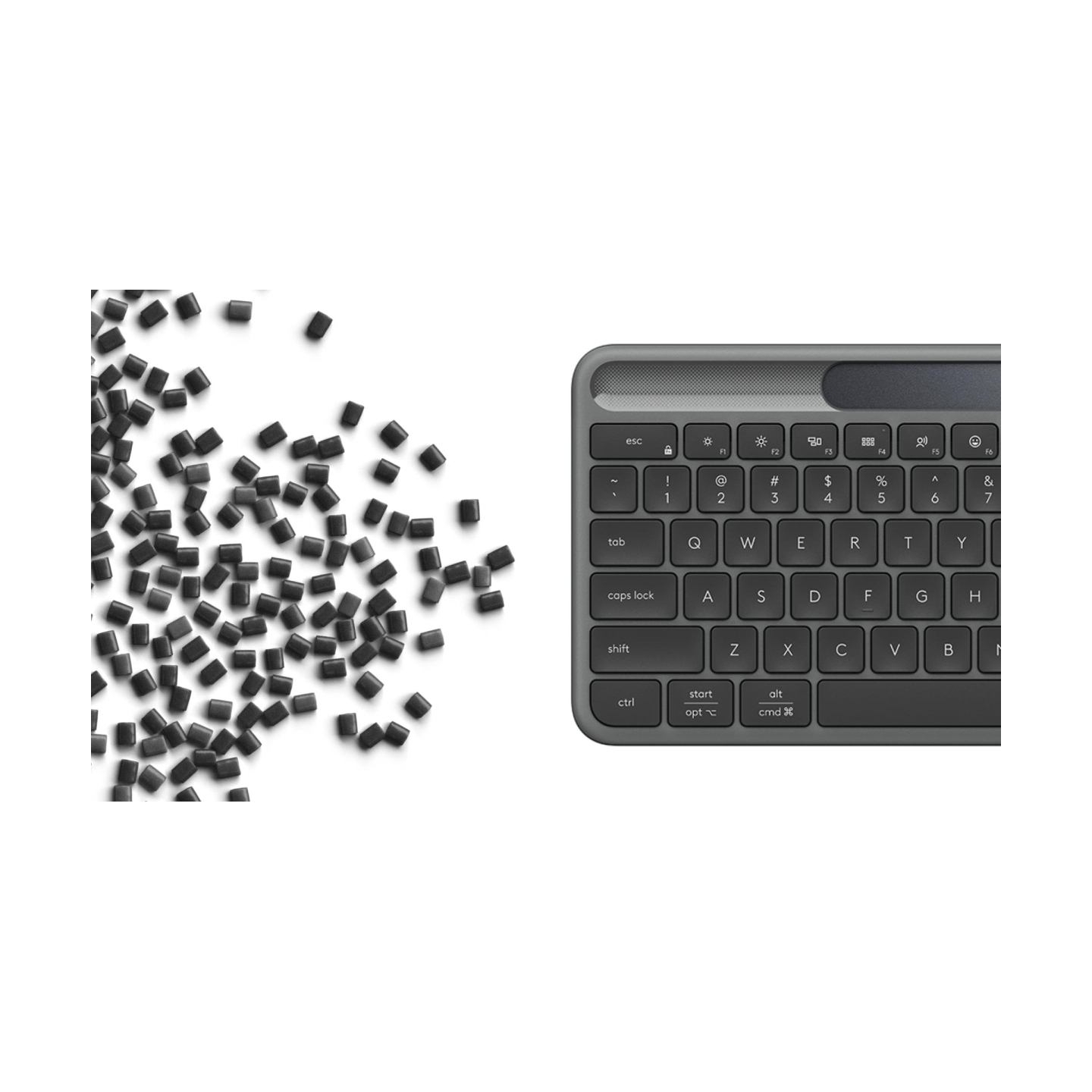 Logitech LOGI Slim Solar+ Keyboard Graphite (US)