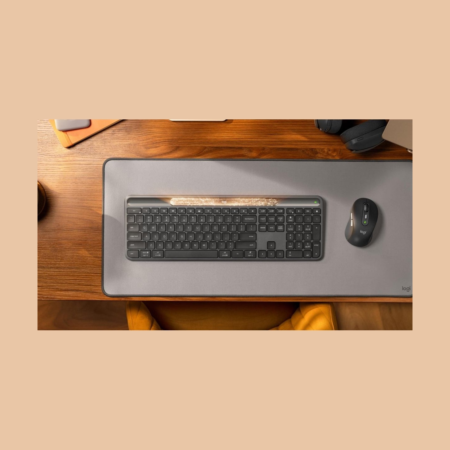 Logitech LOGI Slim Solar+ Keyboard Graphite (US)