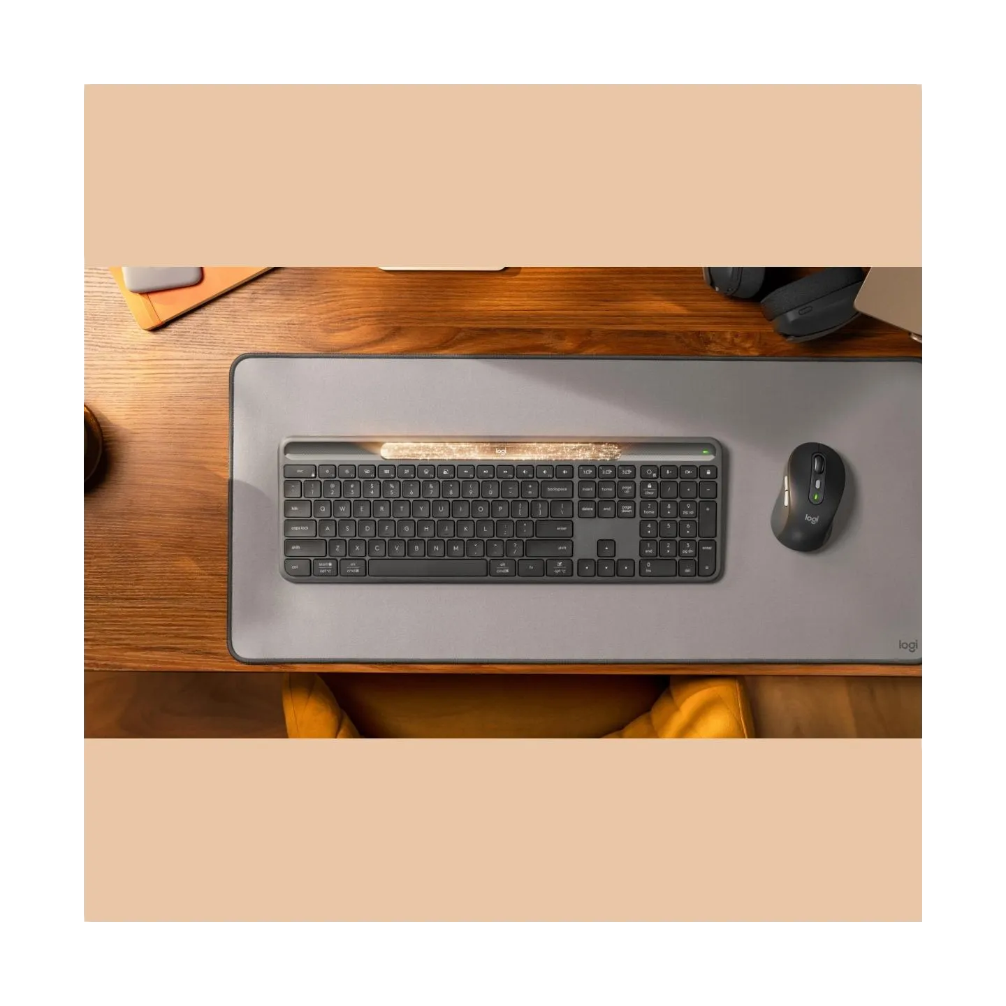 Logitech LOGI Slim Solar+ Keyboard Graphite (US)