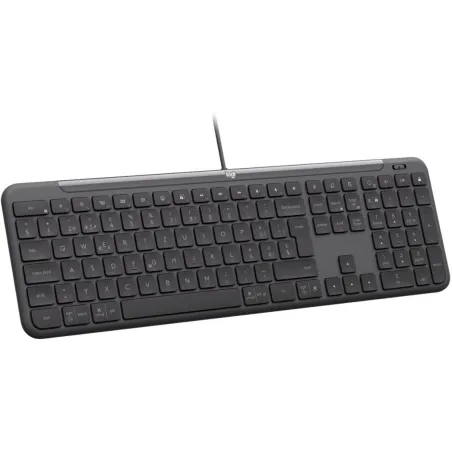 Logitech Signature Slim  K620 Wired Keyboard for Business - GRAPHITE - US INT'L - USB - N/A - INTNL-973 - USB-C