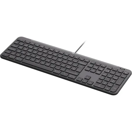 Logitech Signature Slim  K620 Wired Keyboard for Business - GRAPHITE - US INT'L - USB - N/A - INTNL-973 - USB-C