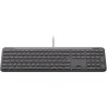 Logitech Signature Slim  K620 Wired Keyboard for Business - GRAPHITE - US INT'L - USB - N/A - INTNL-973 - USB-C