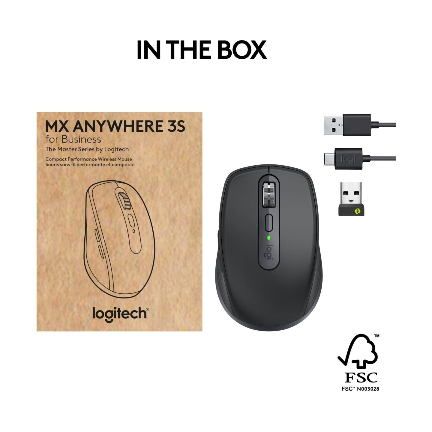 Logitech LOGI MX Anywhere 3S for Business - GRAPH