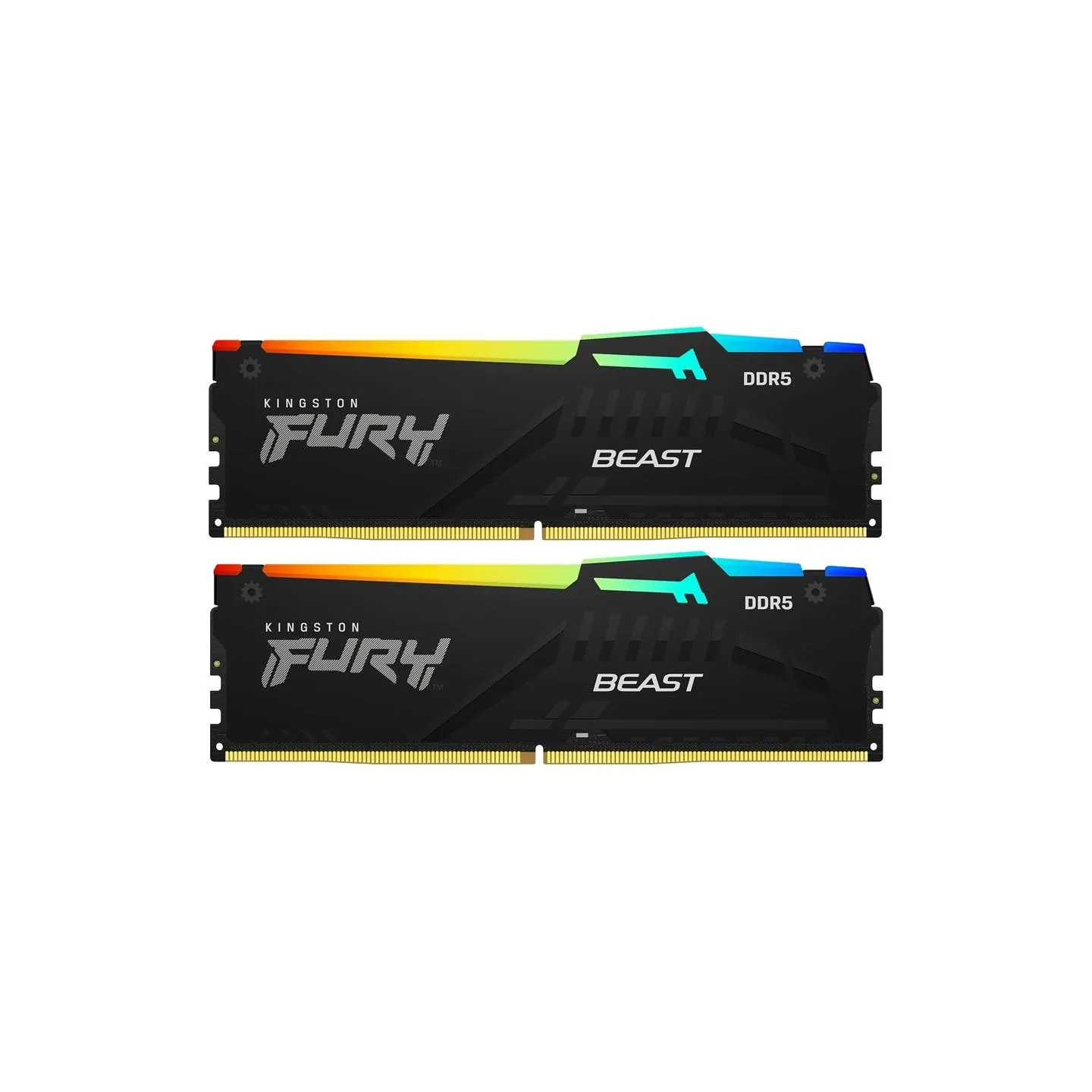 Kingston 32GB 6800MT/s DDR5 CL34 DIMM (Kit of 2) FURY Beast RGB EXPO