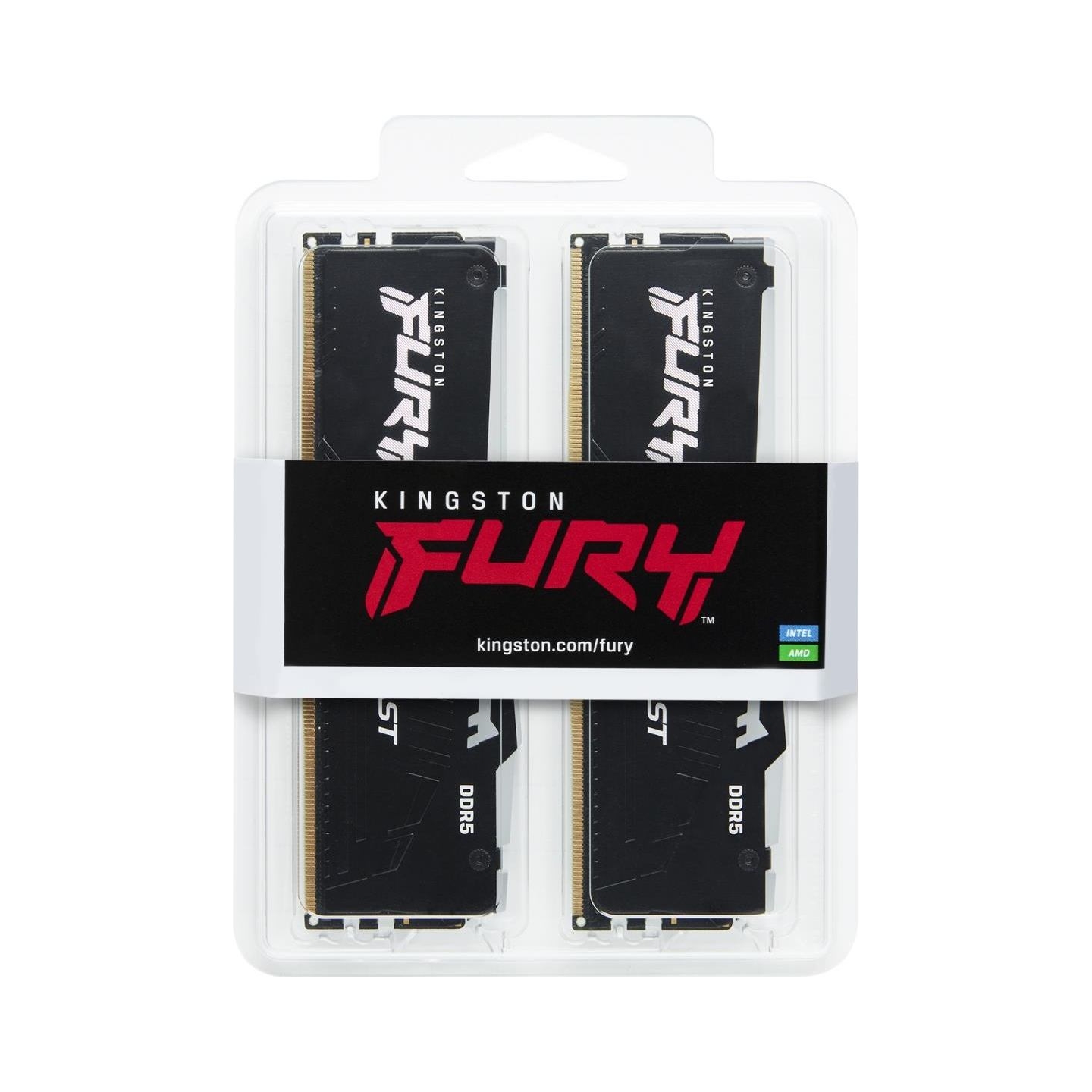 Kingston 32GB 6000MT/s DDR5 CL30 DIMM (Kit of 2) FURY Beast RGB EXPO