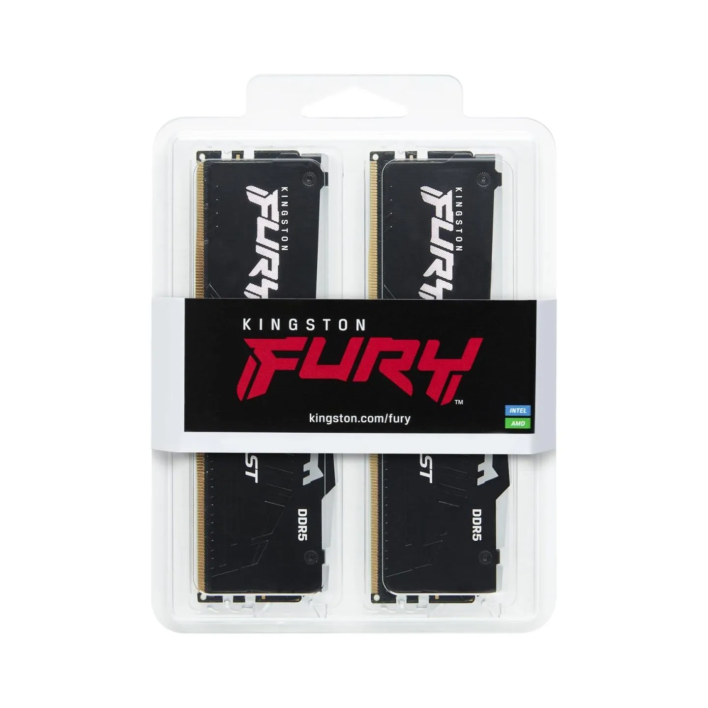 Kingston Memory DDR5 Fury Beast RGB 32GB(2*16GB)/6000 CL30 EXPO black
