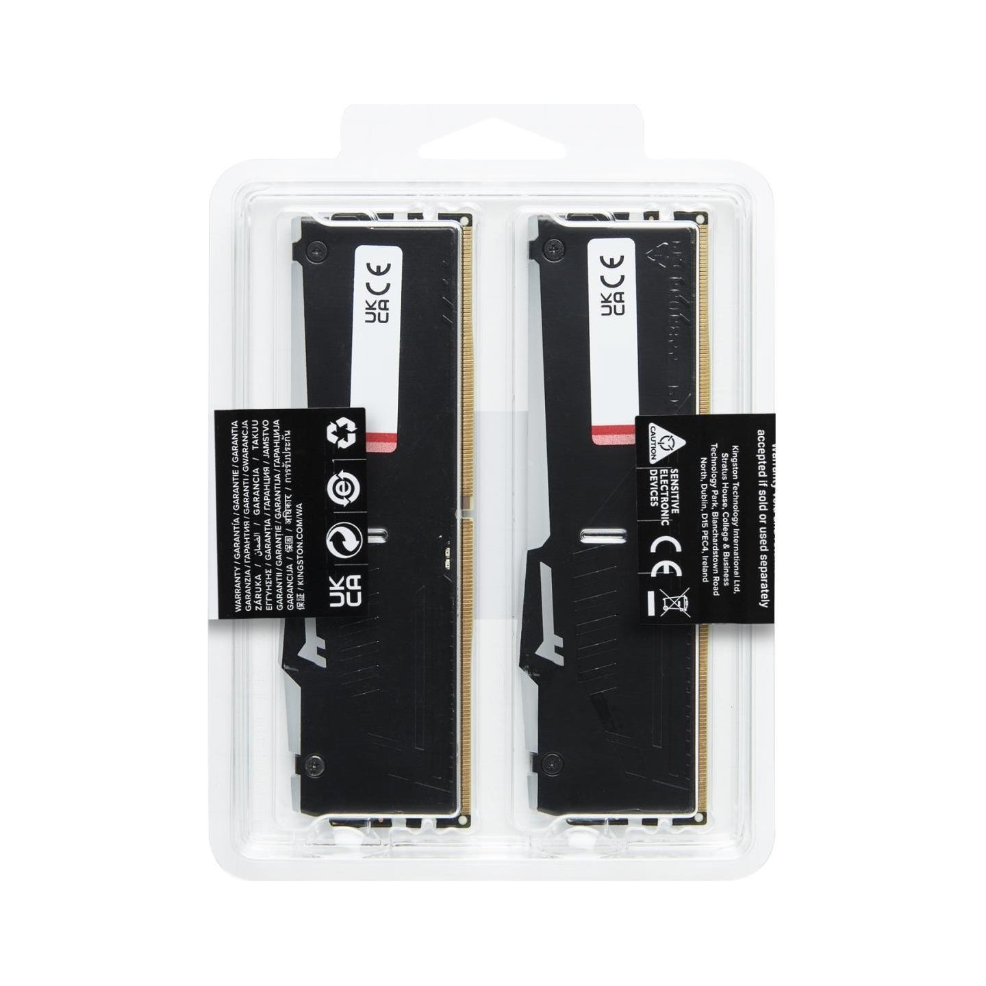 Kingston 32GB 6000MT/s DDR5 CL30 DIMM (Kit of 2) FURY Beast RGB EXPO