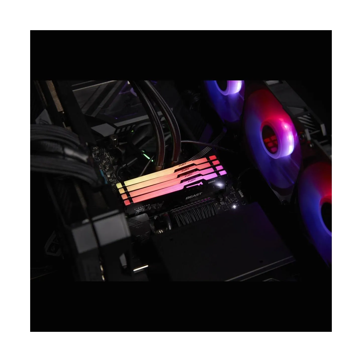 Kingston Memory DDR5 Fury Beast RGB 32GB(2*16GB)/6000 CL30 EXPO black