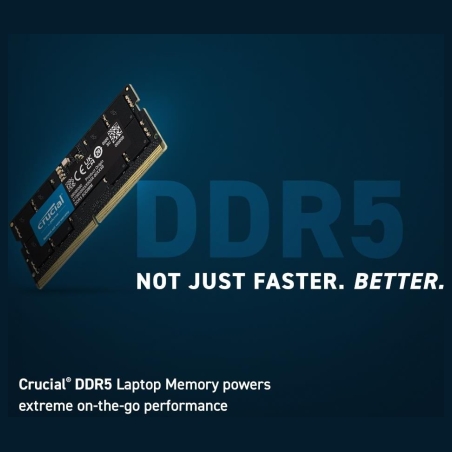 Crucial 16GB DDR5-5600 SODIMM CL46 (16Gbit)