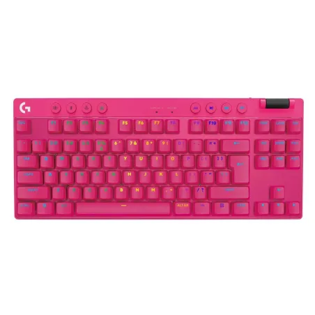 Logitech G PRO X TKL LIGHTSPEED Mechanical Gaming Keyboard - MAGENTA - US INT'l - TACTILE