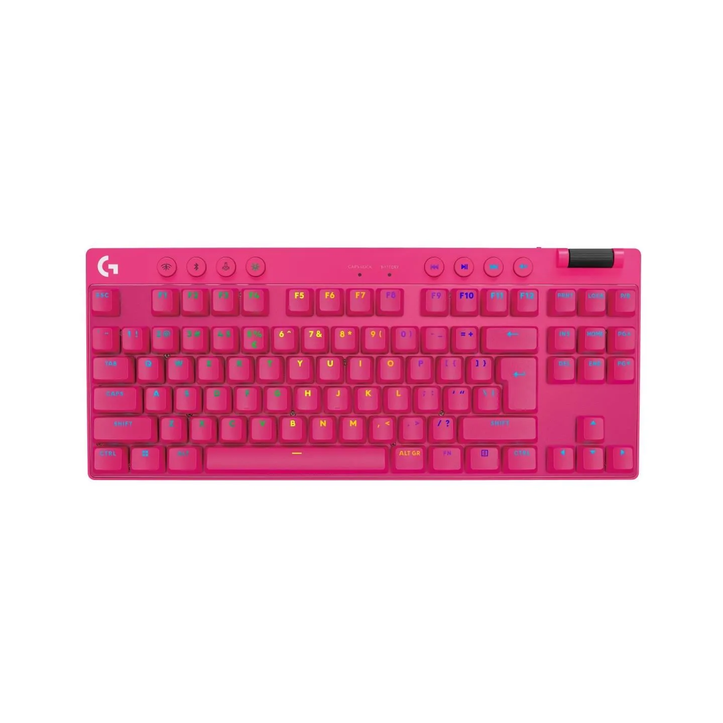Logitech G PRO X TKL LIGHTSPEED Mechanical Gaming Keyboard - MAGENTA - US INT'l - TACTILE