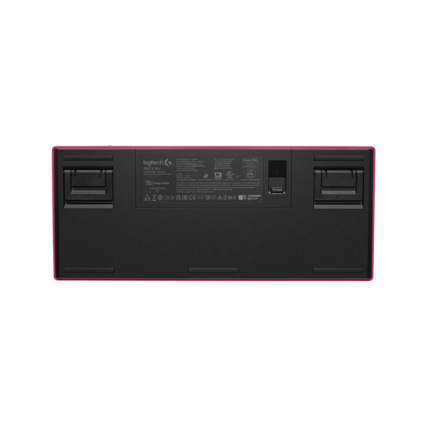 Logitech G PRO X TKL LIGHTSPEED Mechanical Gaming Keyboard - MAGENTA - US INT'l - TACTILE