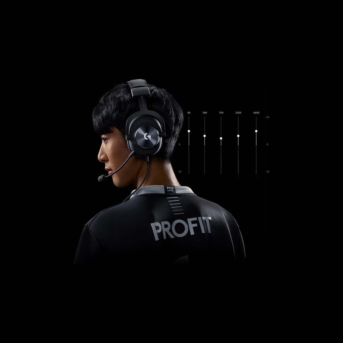 Logitech G PRO X Gaming Headset, Black. / 981-000818