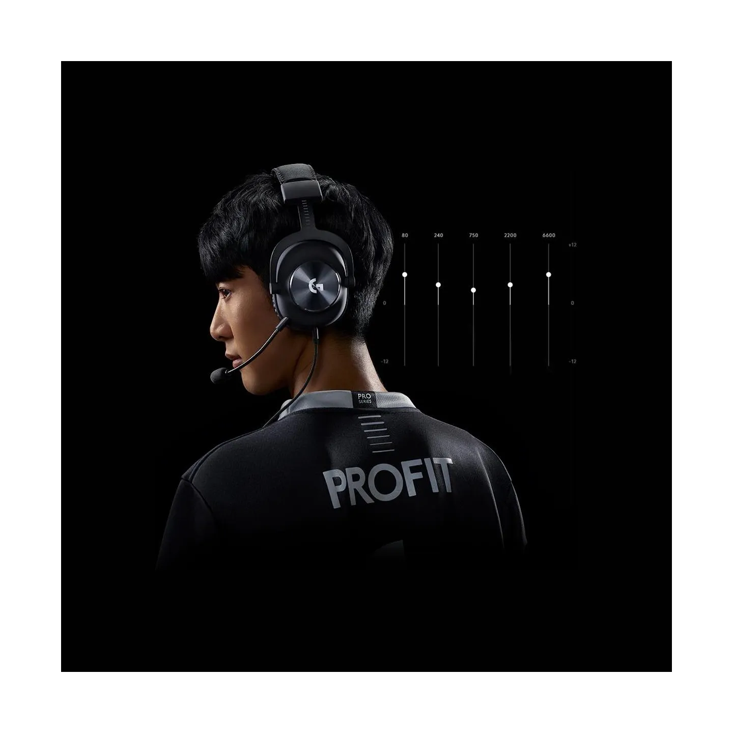 Logitech G PRO X Gaming Headset, Black. / 981-000818