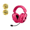 Logitech G PRO X2 LIGHTSPEED Wireless Gaming Headset - Blue Mic - MAGENTA
