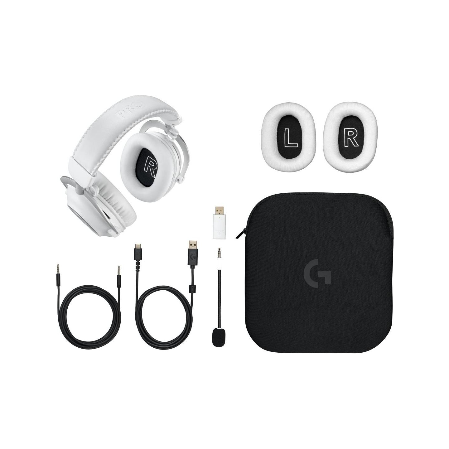 Logitech G Pro X 2 Lightspeed Wi reless White 981-00126