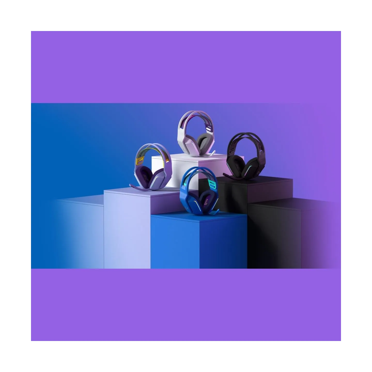 Logitech G733 LIGHTSPEED Wireless RGB Gaming Headset - LILAC
