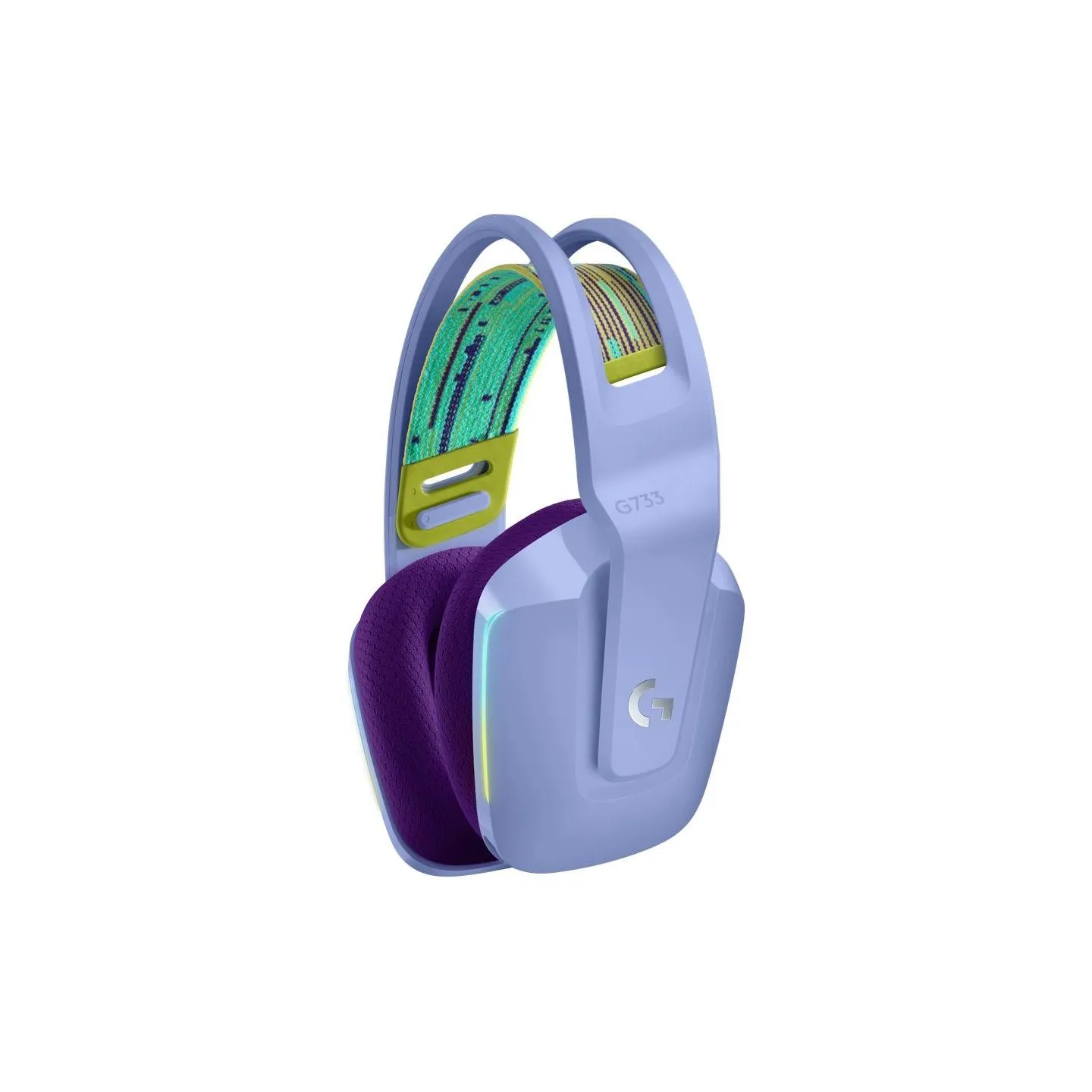 Logitech G733 LIGHTSPEED Wireless RGB Gaming Headset - LILAC