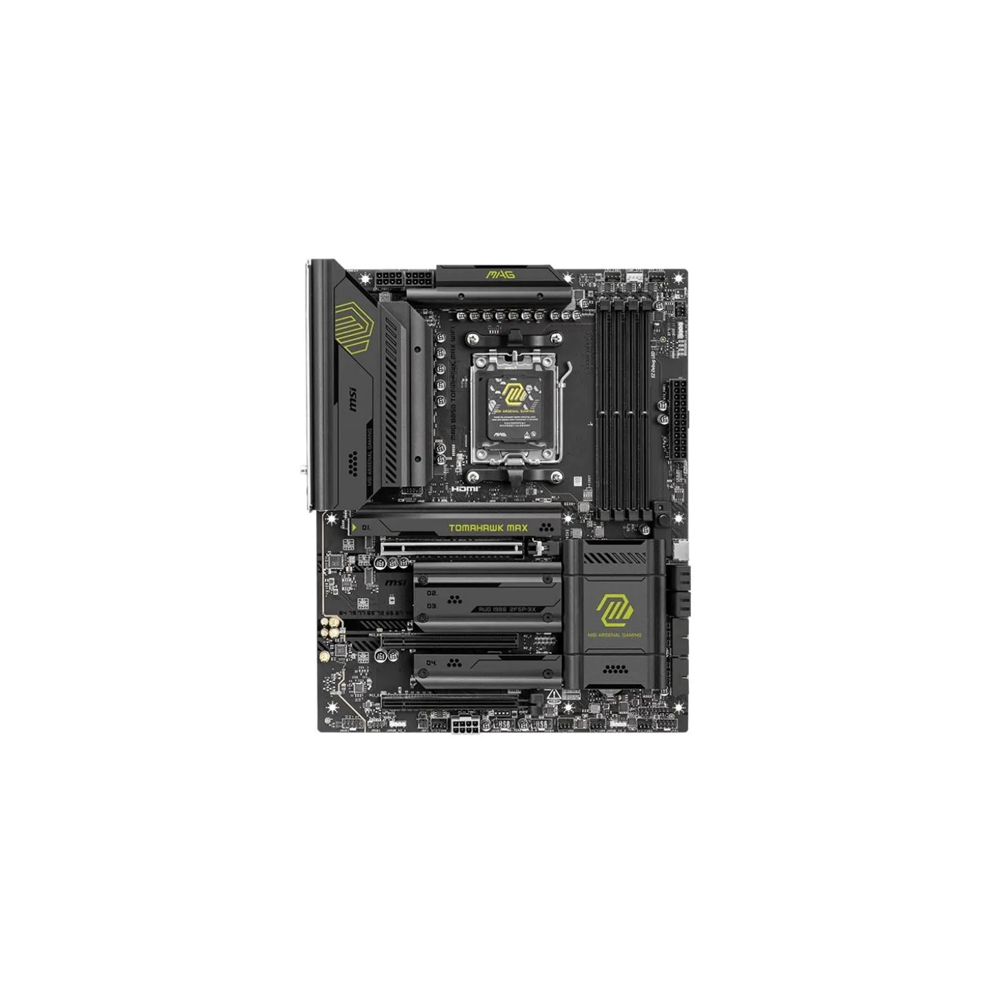 MSI MAG B850 TOMAHAWK MAX WIFI | Processor family AMD | Processor socket AM5 | DDR5 | Supported hard disk drive interfaces SATA,