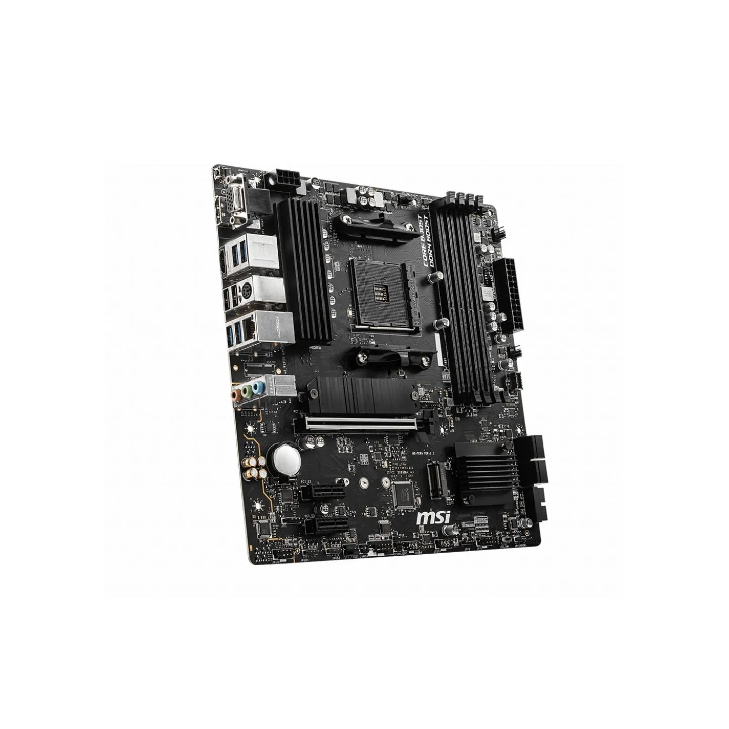 MSI | B550M PRO-VDH | Processor family AMD | Processor socket AM4 | DDR4 | Memory slots 4 | Number of SATA connectors 4 | Chipse