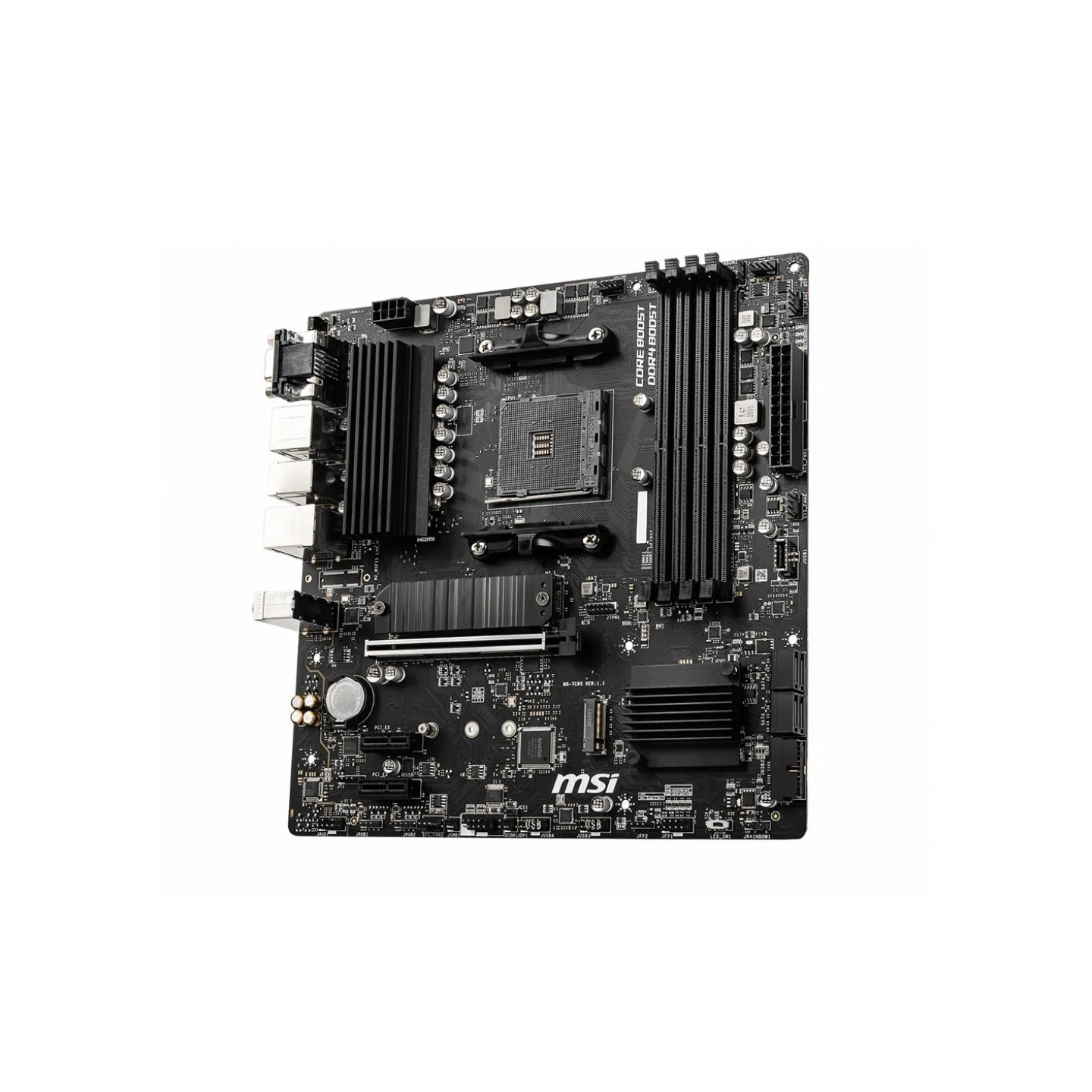 MSI | B550M PRO-VDH | Processor family AMD | Processor socket AM4 | DDR4 | Memory slots 4 | Number of SATA connectors 4 | Chipse