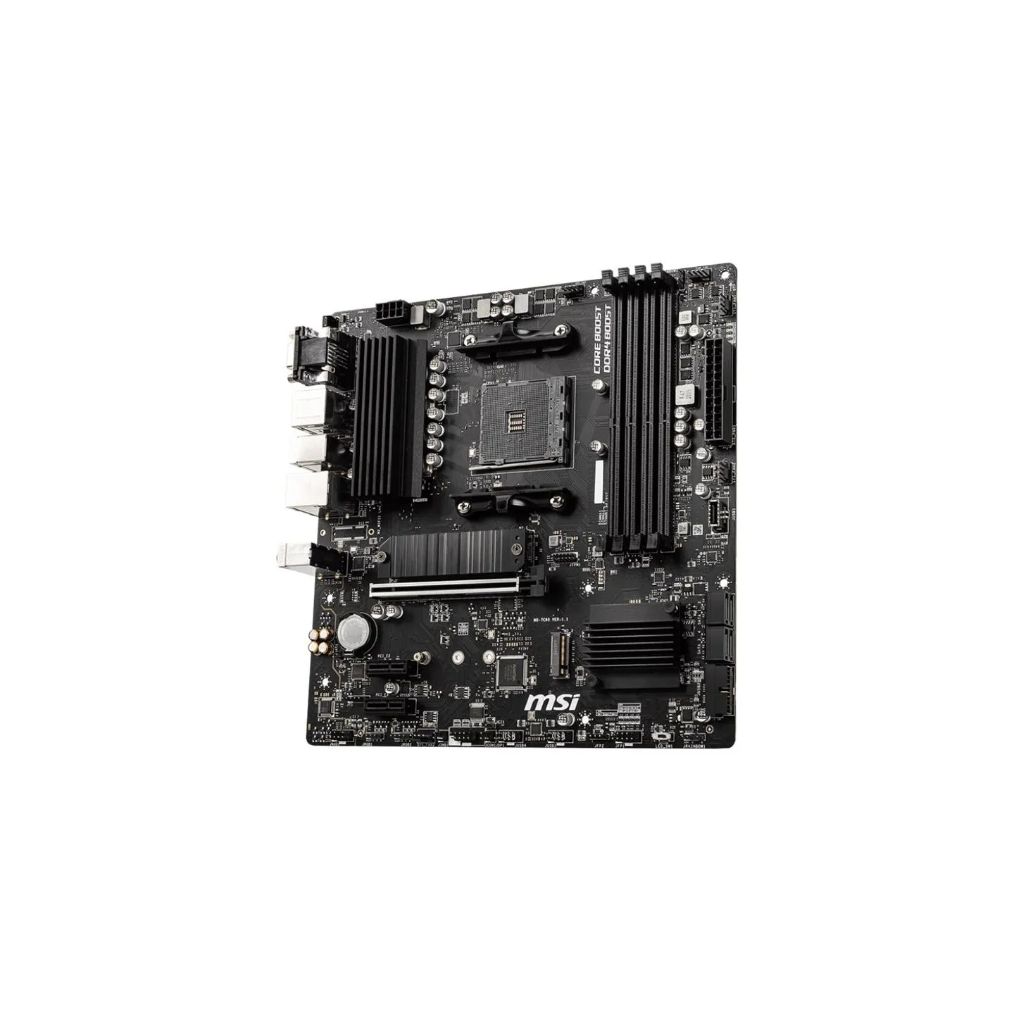 MSI | B550M PRO-VDH | Processor family AMD | Processor socket AM4 | DDR4 | Memory slots 4 | Number of SATA connectors 4 | Chipse