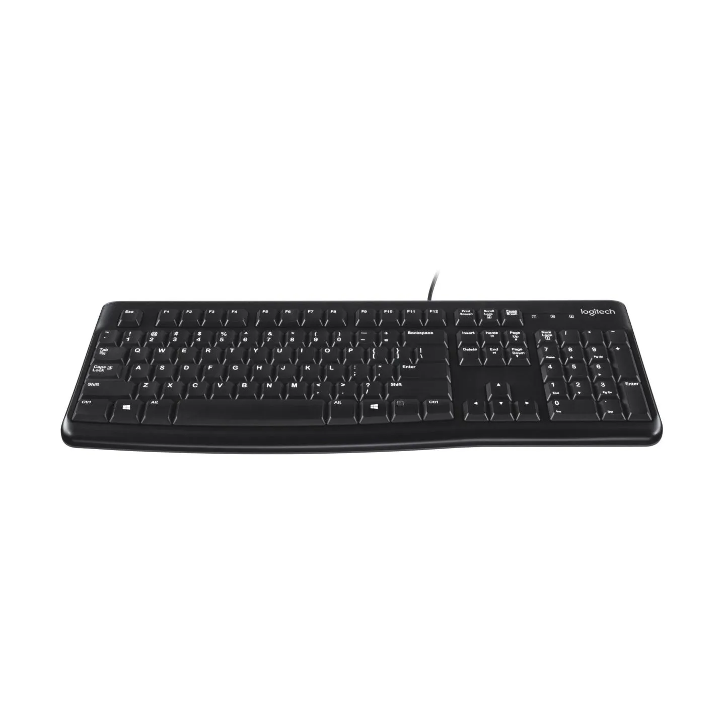 Logitech LOGI K120 Corded Keyboard black OEM US