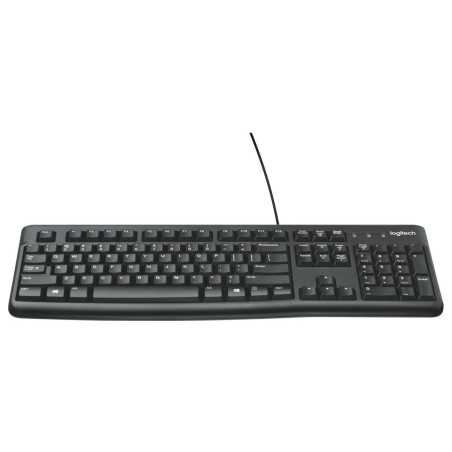 Logitech LOGI K120 Corded Keyboard black OEM US