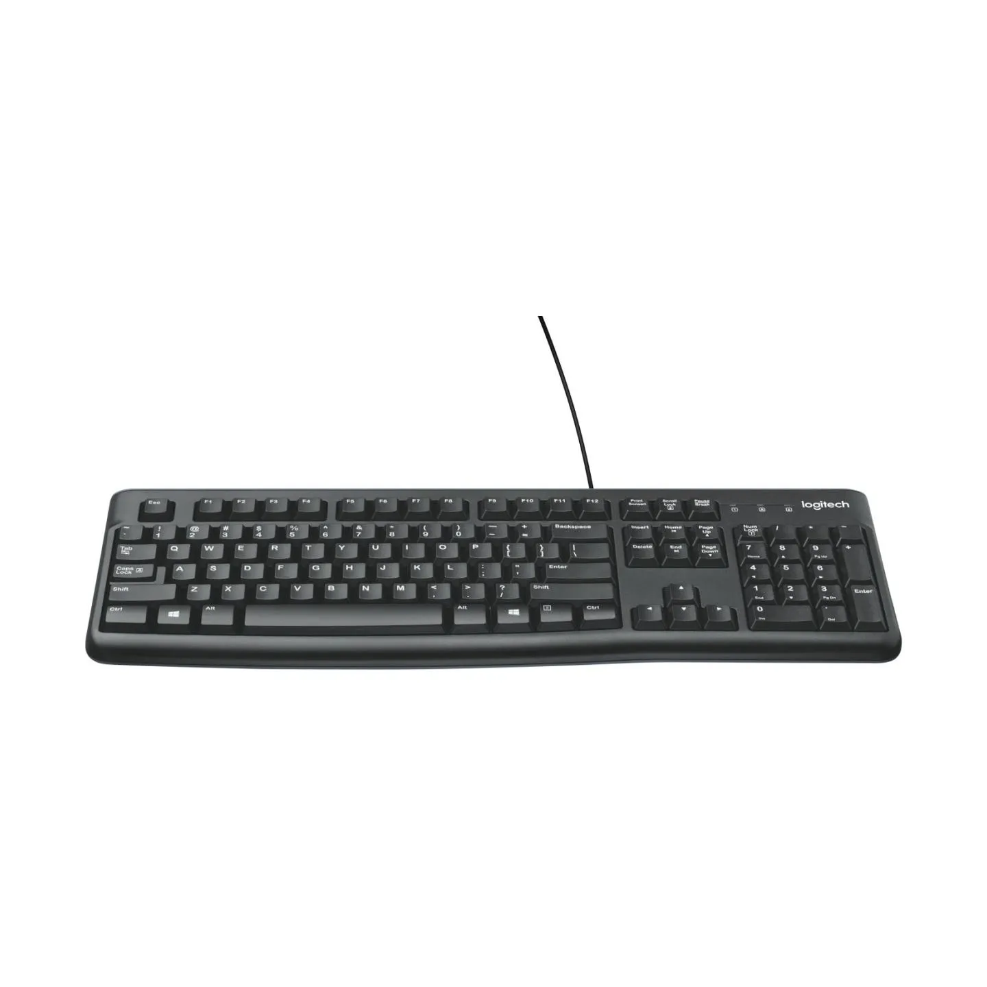 Logitech LOGI K120 Corded Keyboard black OEM US