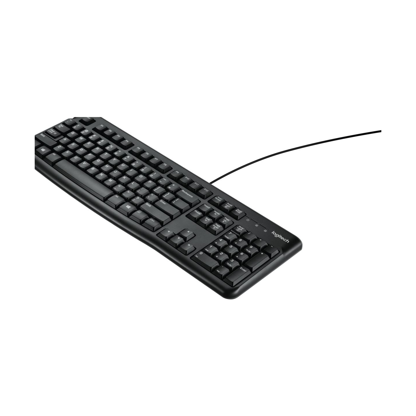 Logitech LOGI K120 Corded Keyboard black OEM US