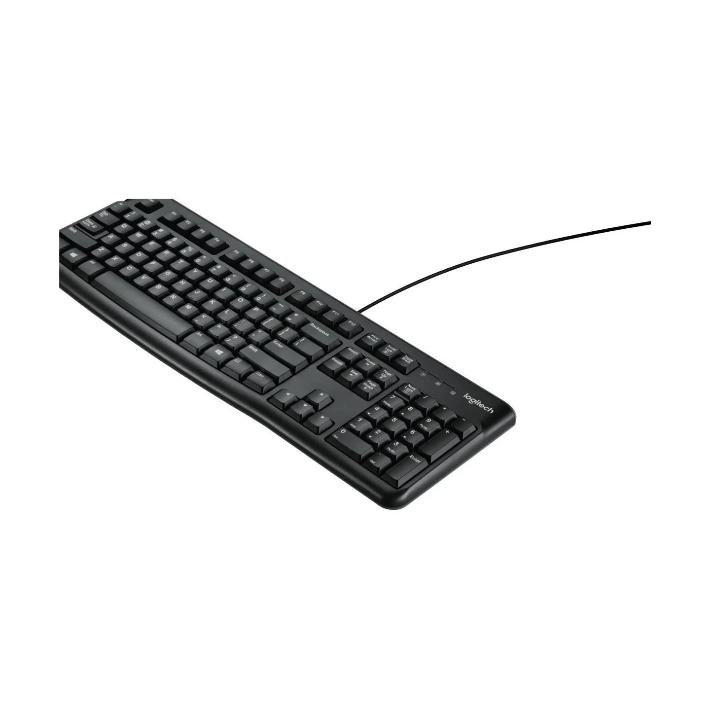 Logitech LOGI K120 Corded Keyboard black OEM US