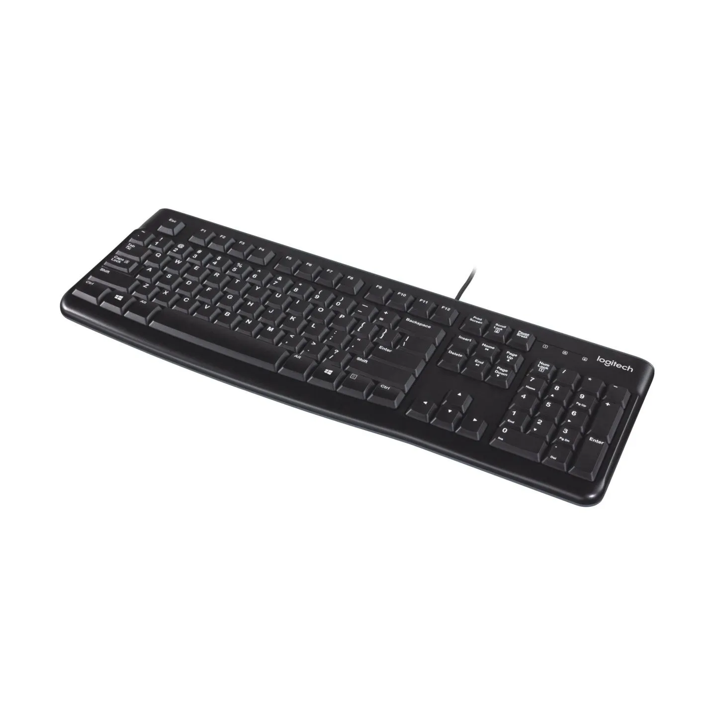 Logitech LOGI K120 Corded Keyboard black OEM US