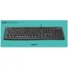 Logitech LOGI K120 Corded Keyboard black OEM US
