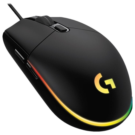 Logitech G102 LIGHTSYNC Corded Gaming Mouse - BLACK - USB - EER