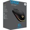 Logitech G102 LIGHTSYNC Corded Gaming Mouse - BLACK - USB - EER