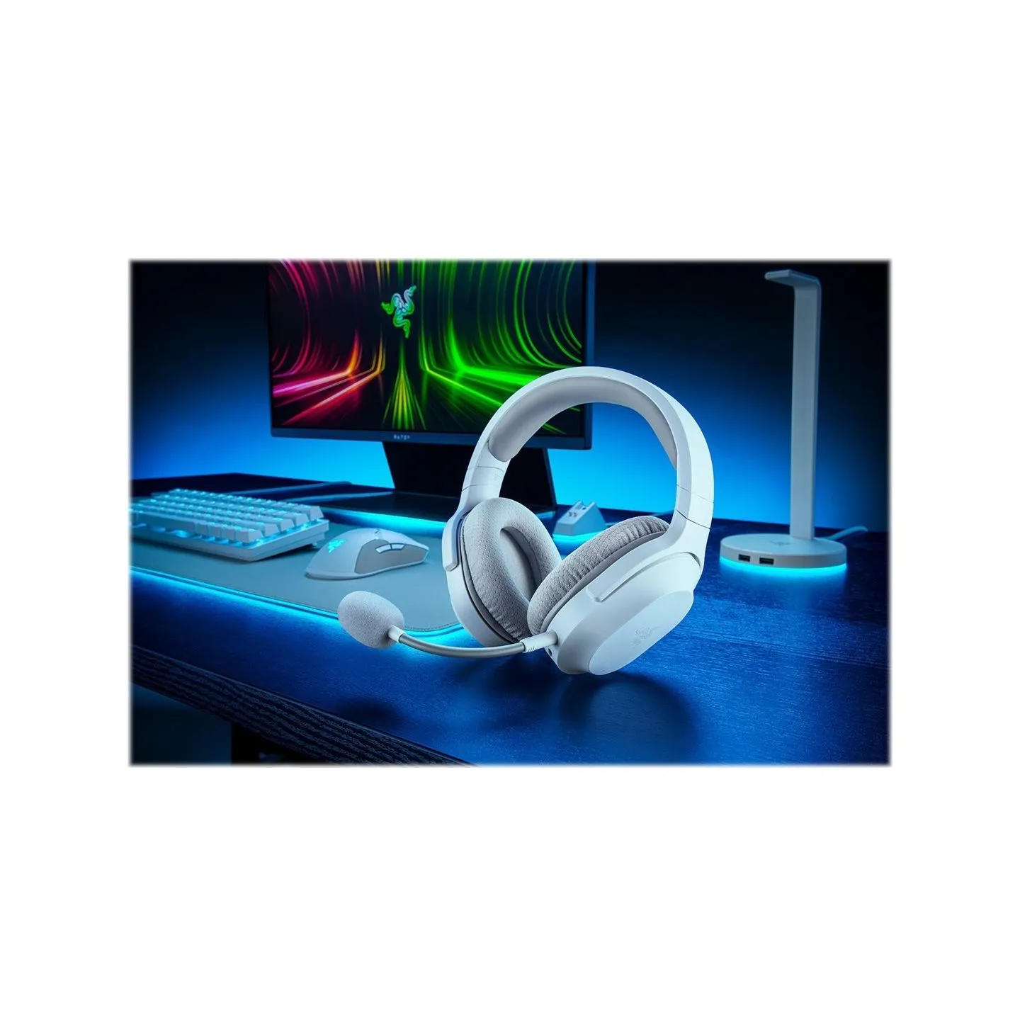 Razer Barracuda X Wired & Wireless Gaming Headset, USB Type-C, Bluetooth, White / RZ04-04430200-R3M1