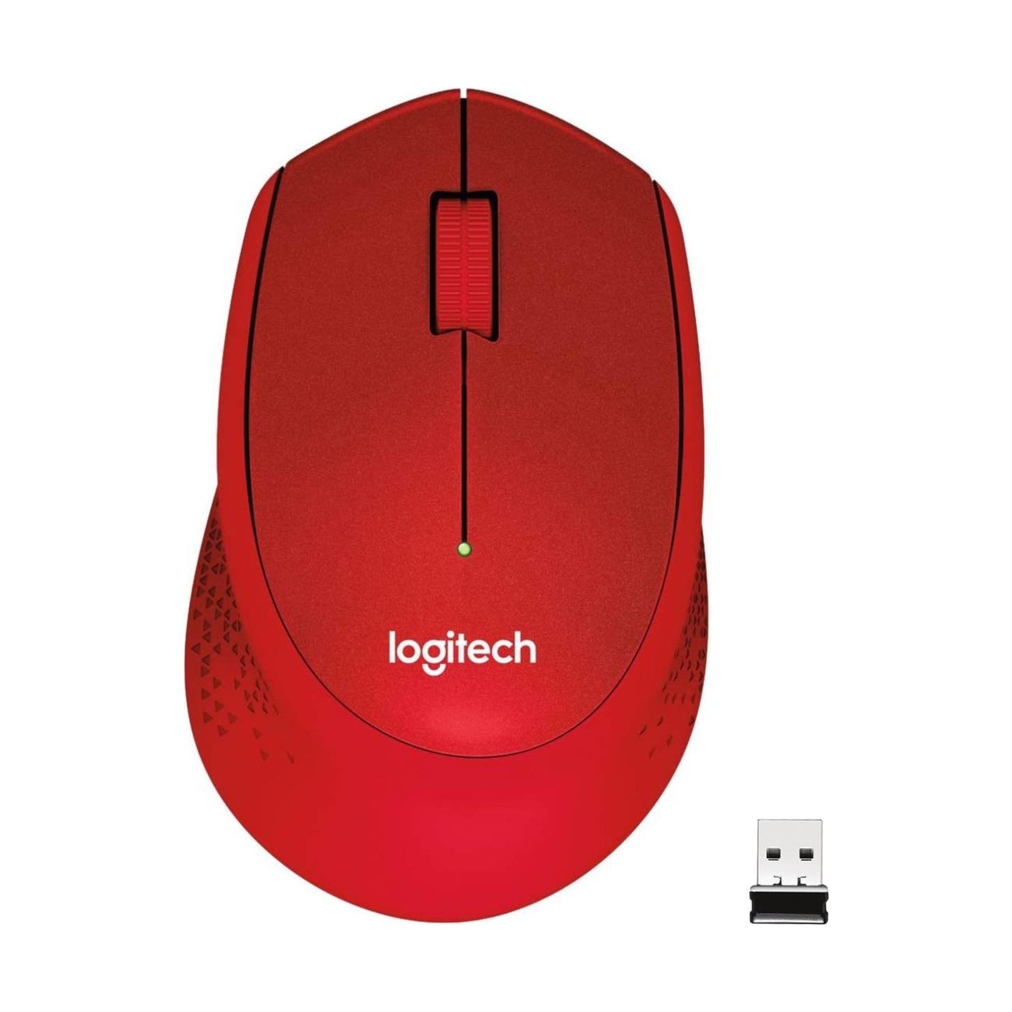 Logitech M330 Silent Plus Red - 2.4GHZ - EMEA / 910-004911