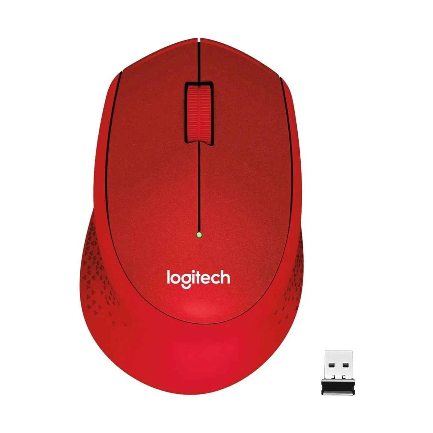 Logitech M330 Silent Plus Red - 2.4GHZ - EMEA / 910-004911