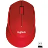 Logitech M330 Silent Plus Red - 2.4GHZ - EMEA / 910-004911
