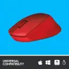 Logitech M330 Silent Plus Red - 2.4GHZ - EMEA / 910-004911