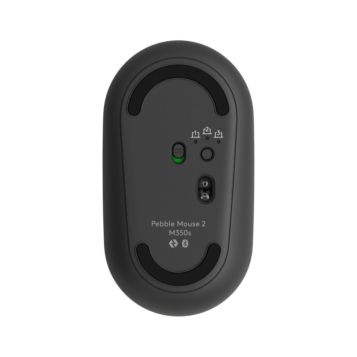 Logitech Pebble 2 M350s Wireless Mouse, RF Wireless + Bluetooth, 4000 DPI, Tonal Graphite / 910-007015