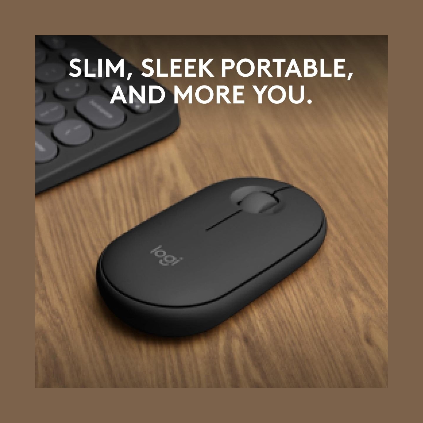 Logitech Pebble 2 M350s Wireless Mouse, RF Wireless + Bluetooth, 4000 DPI, Tonal Graphite / 910-007015