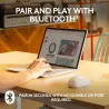 Logitech LOGI M240 Silent Bluetooth Mouse - WHITE