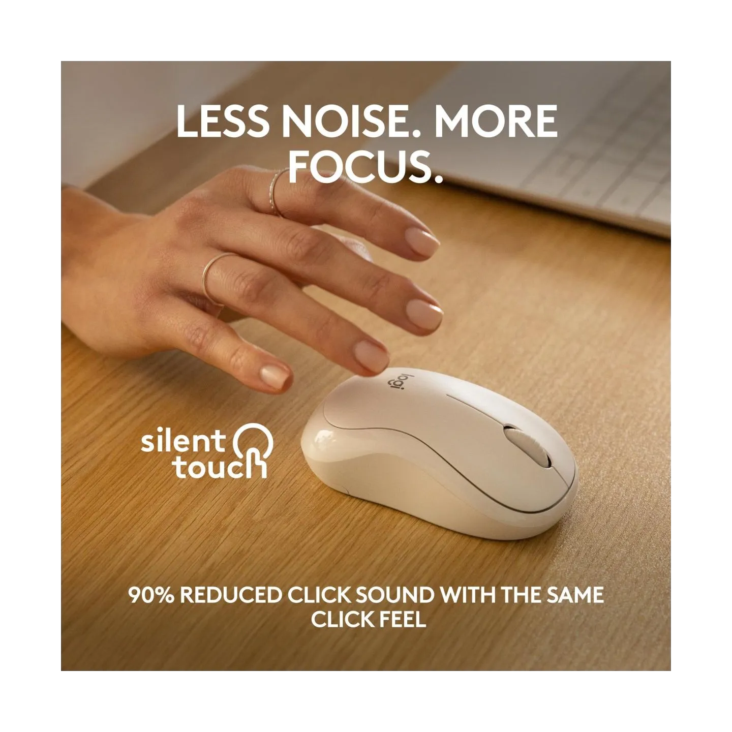 Logitech LOGI M240 Silent Bluetooth Mouse - WHITE